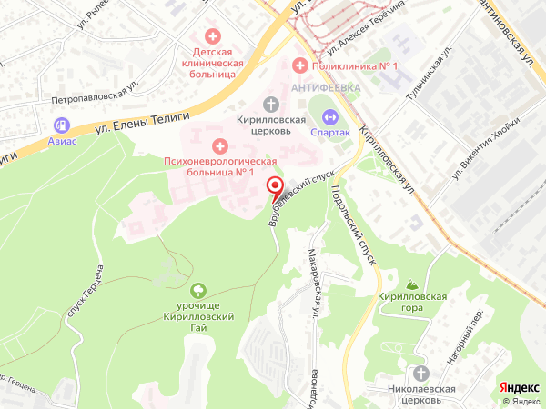 в районе метро Тараса Шевченко